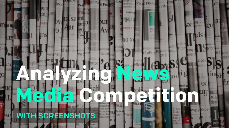 Analyzing News Media Competition With Screenshots For Better Results